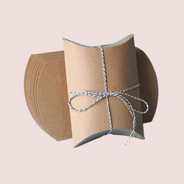 Kraft Paper Pillow Boxes